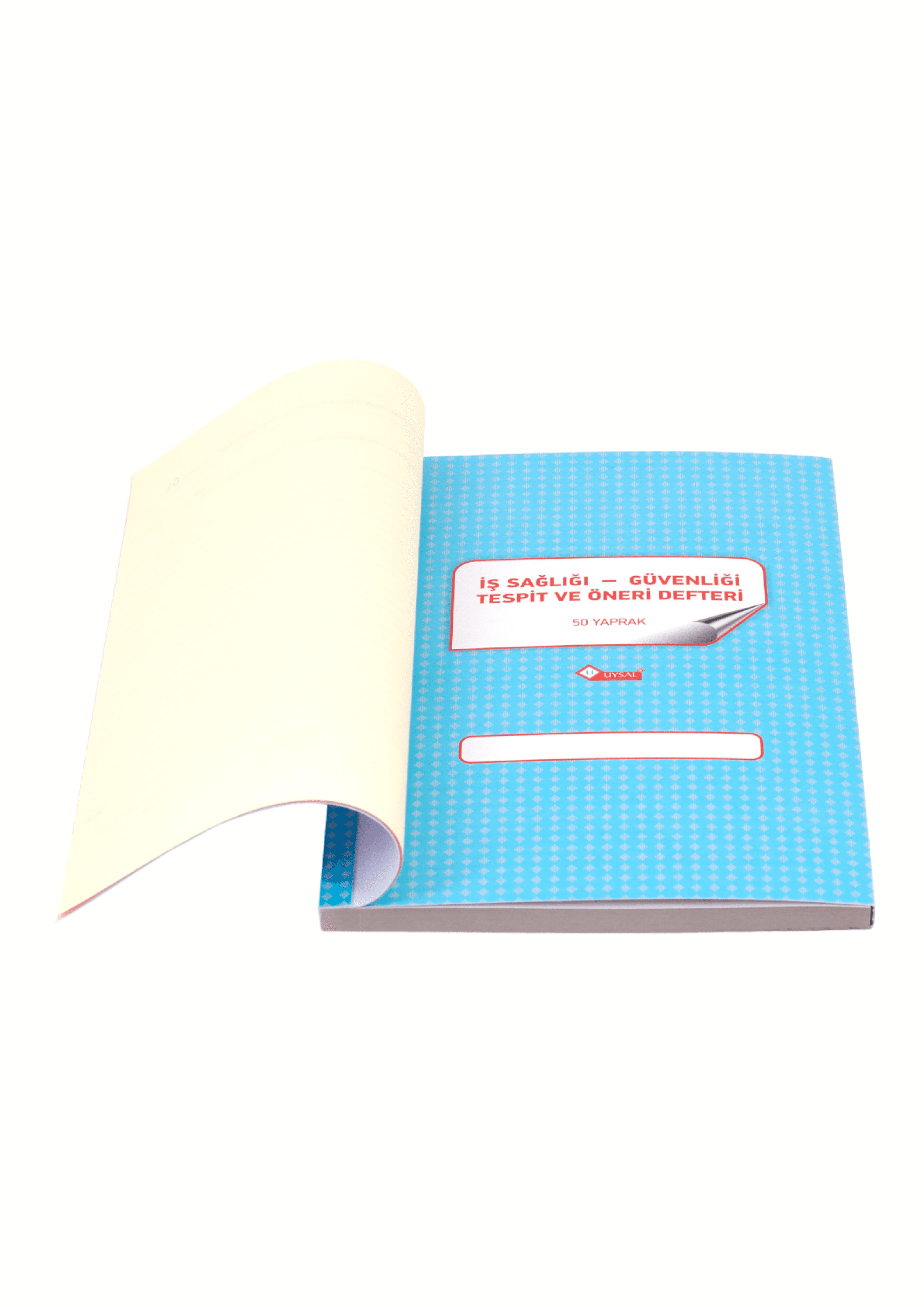 UYSAL İş Sağlığı Ve İş Güvenliği Tespit Öneri Defter 3 Nüsha 50 Yp. (1-50) Numaralı (10 LU PAKET)