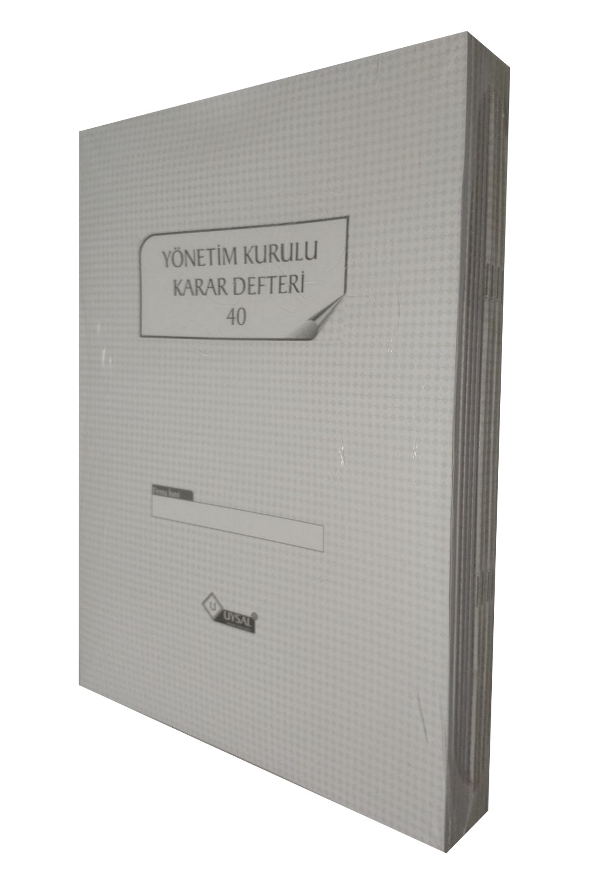 UYSAL Yönetim Kurulu Karar Defteri 40 Yaprak(80 SAYFA) Numaralı 10 Lu Paket