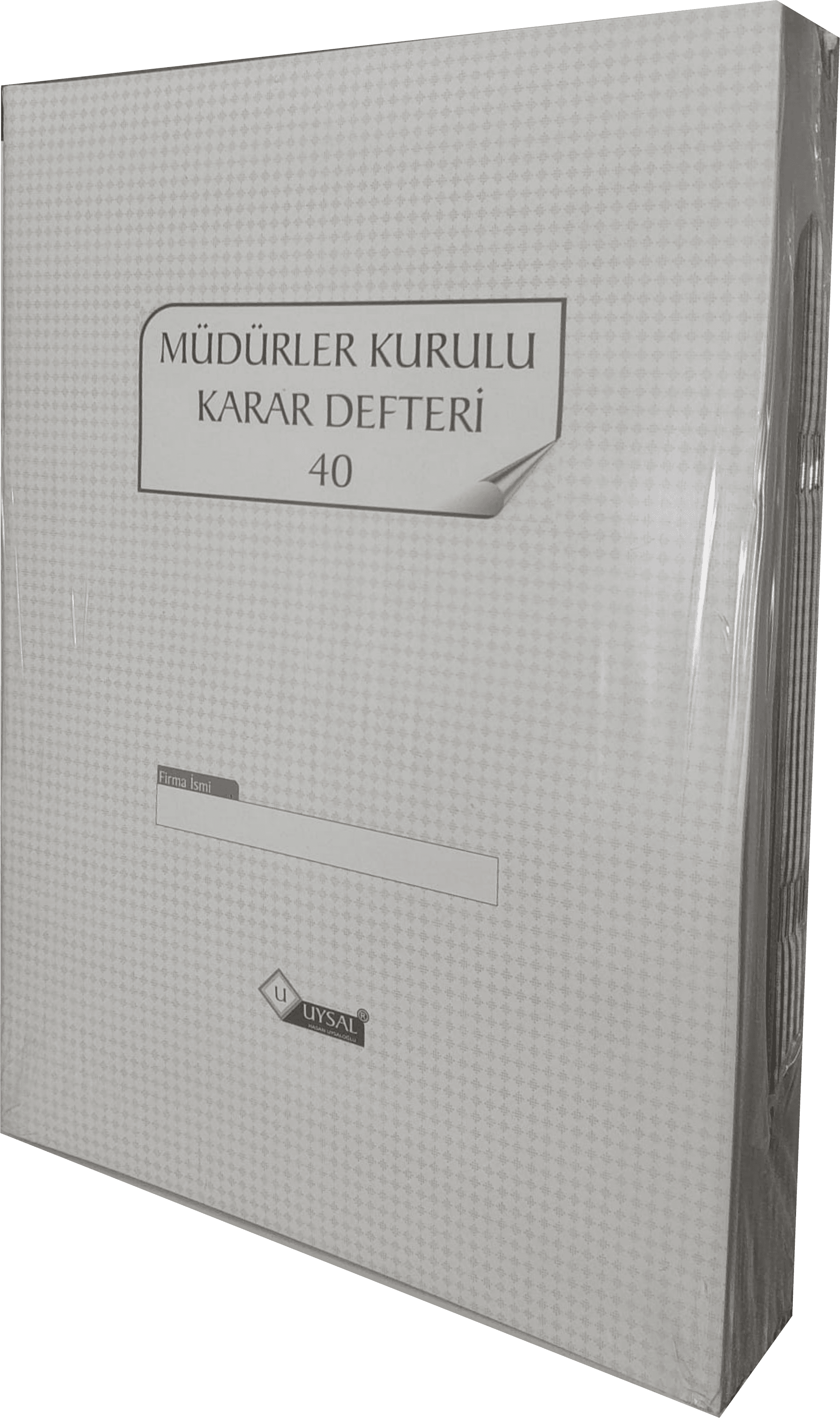 UYSAL Müdürler Kurulu Karar Defteri 40 Yaprak Numaralı (80 SAYFA) 10 Lu Paket Karton Kapak