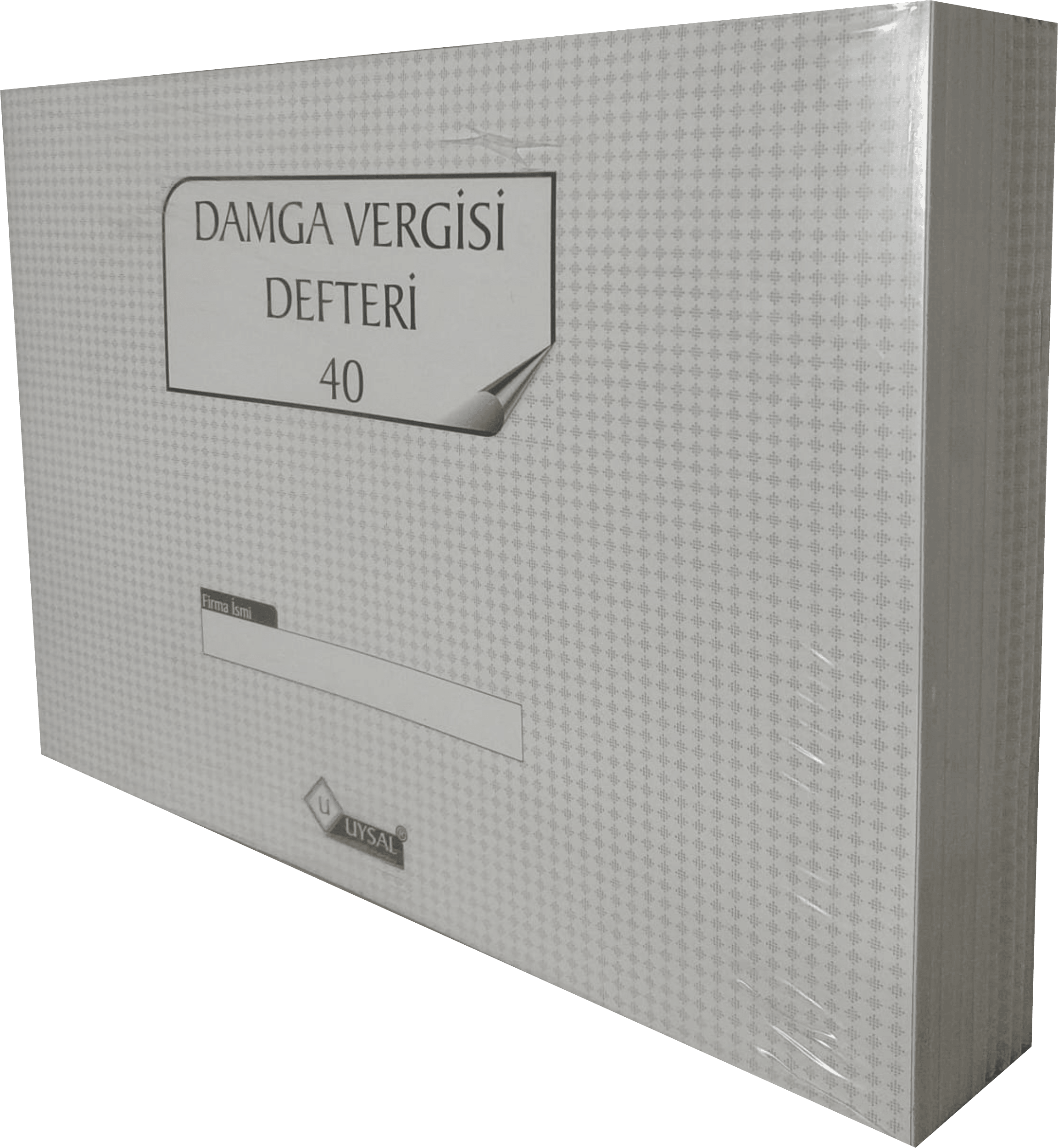 UYSAL Damga Vergisi Defteri 40 Yaprak Numaralı (80 SAYFA) 10 Lu Paket Karton Kapak