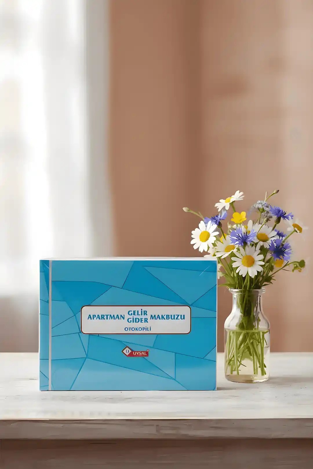 UYSAL A5 Otokopili 2 Nüsha  Apartman Gelir - Gider Makbuzu (10 LU PAKET)