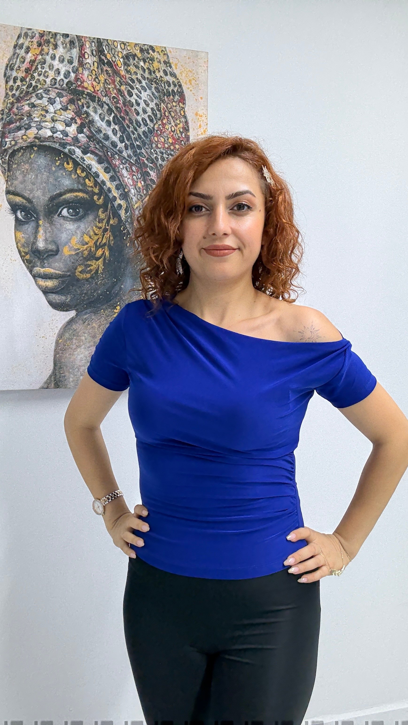 Yanı Büzgülü Kısa Kol Bluz