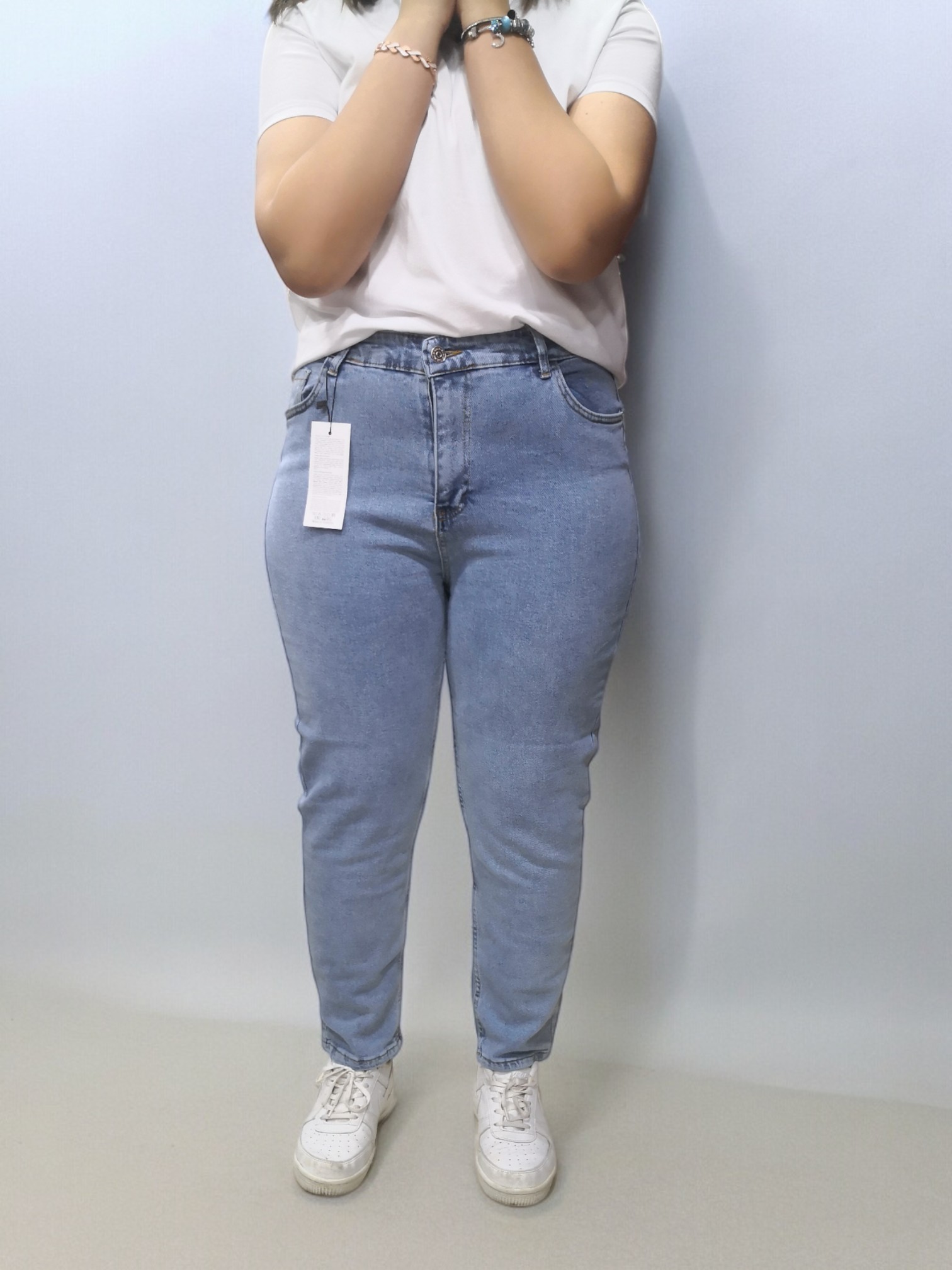 Mom Jeans Bilek Boy Beli Yüksek Pantolon