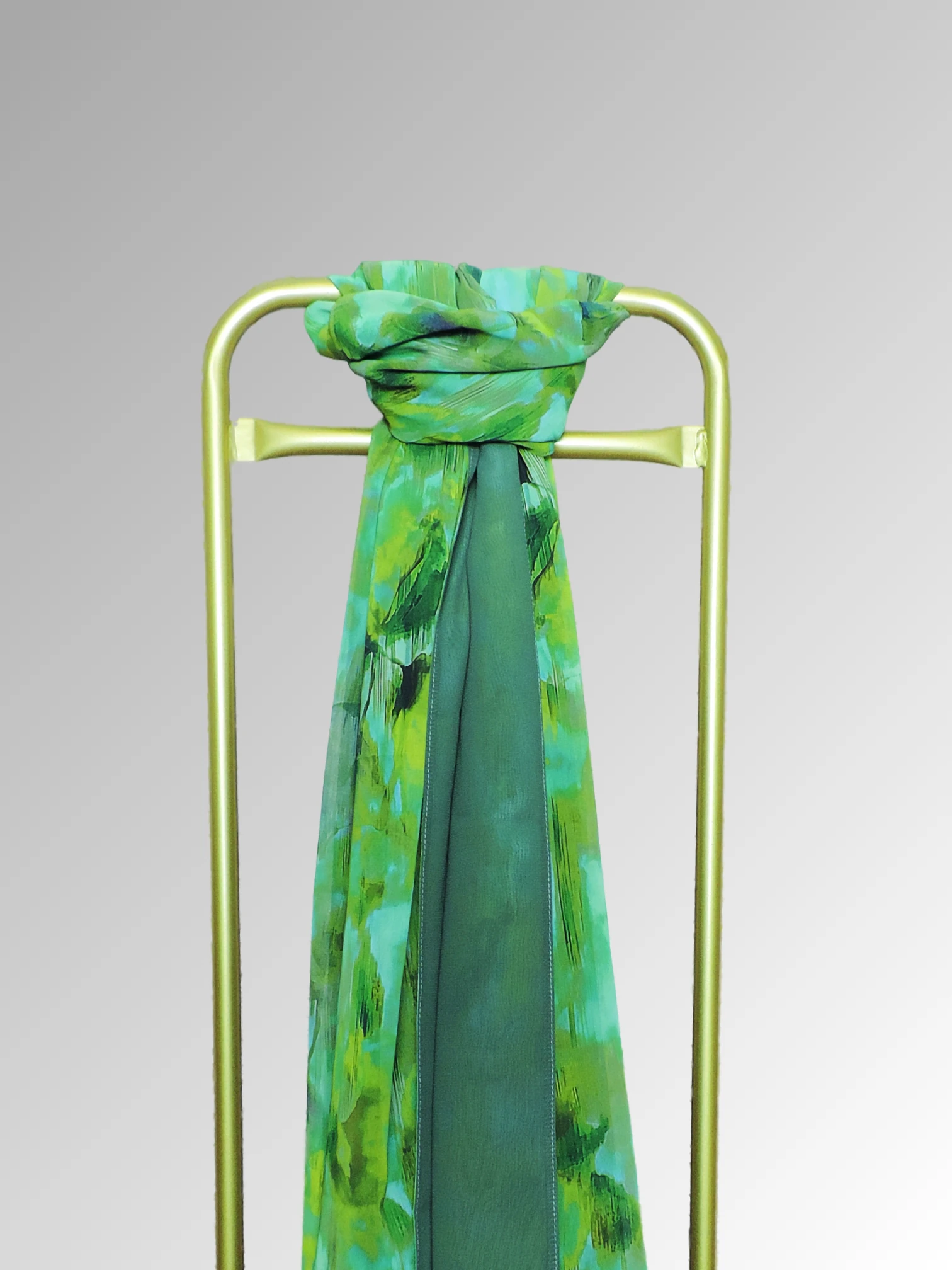 Orman Desenli Şifon Şal