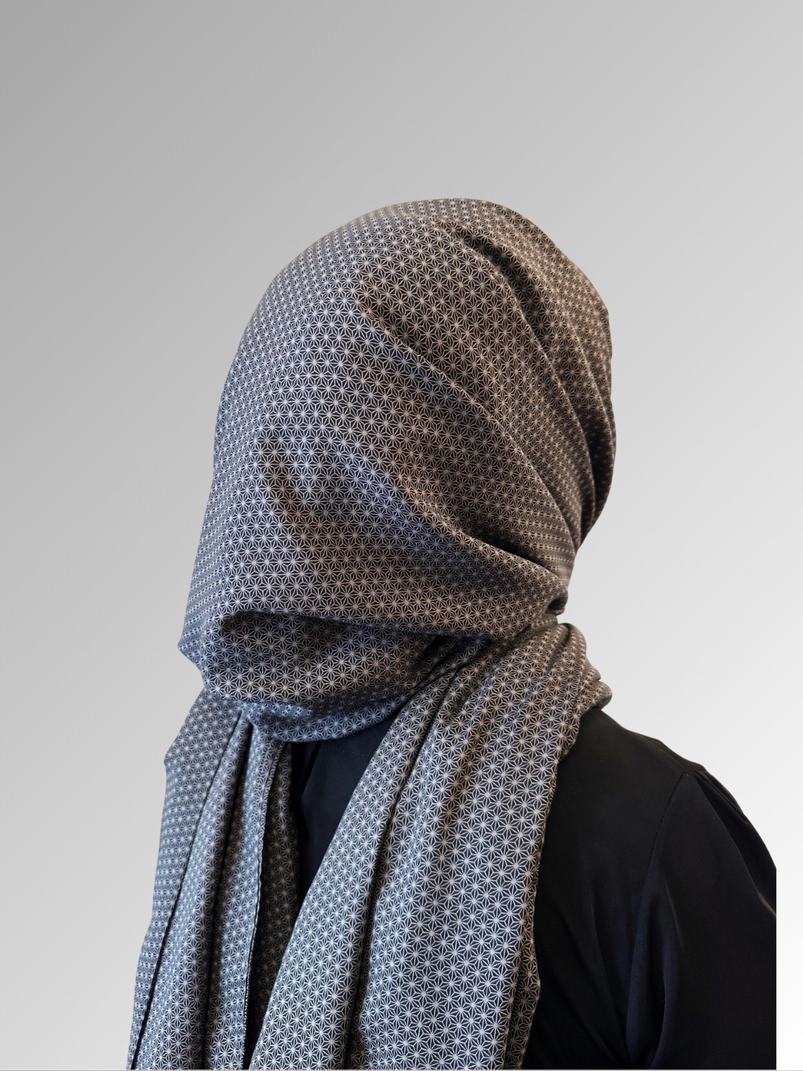 Güneş Desenli Şifon Şal