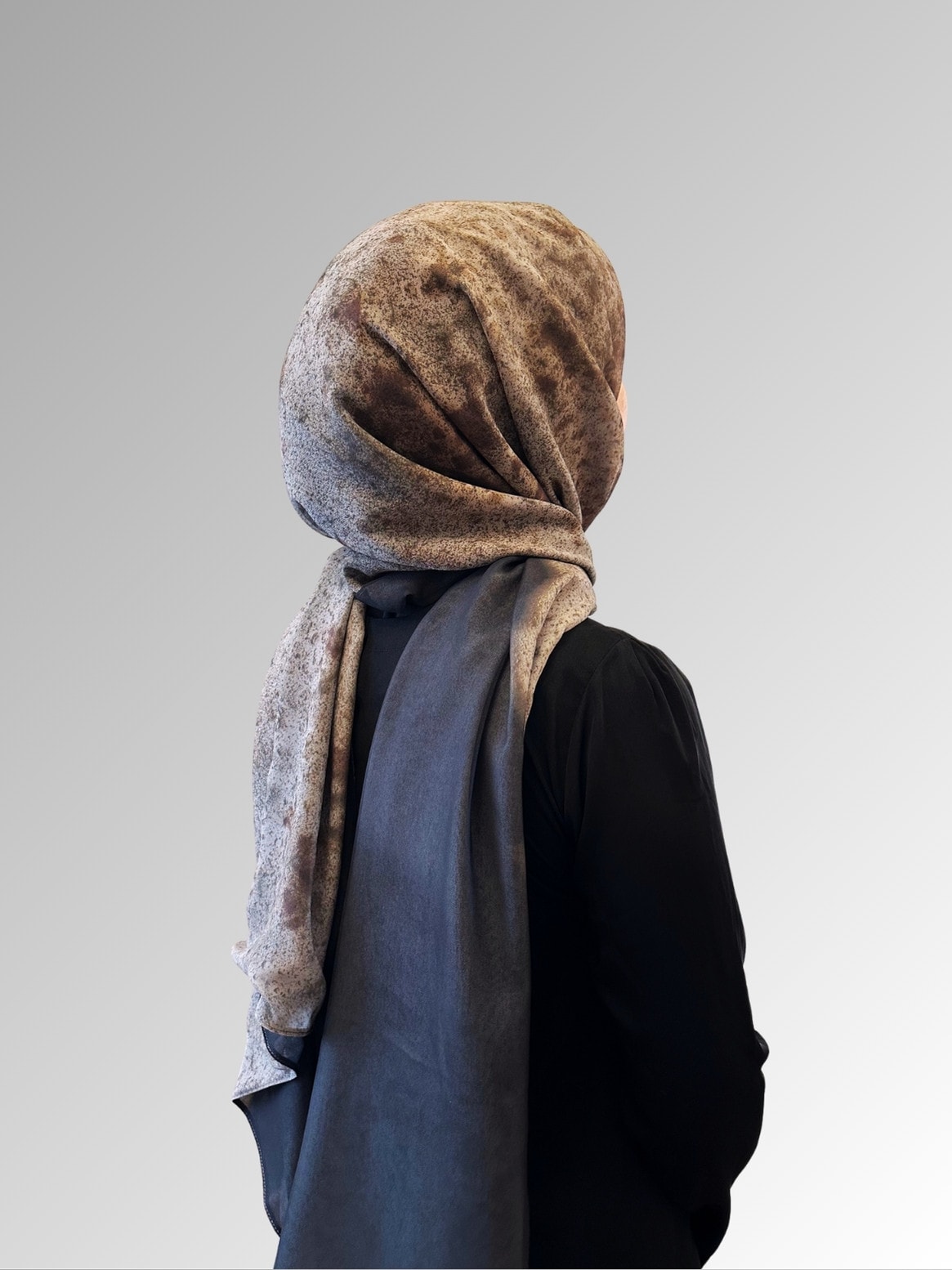 Granit Desen Şifon Şal