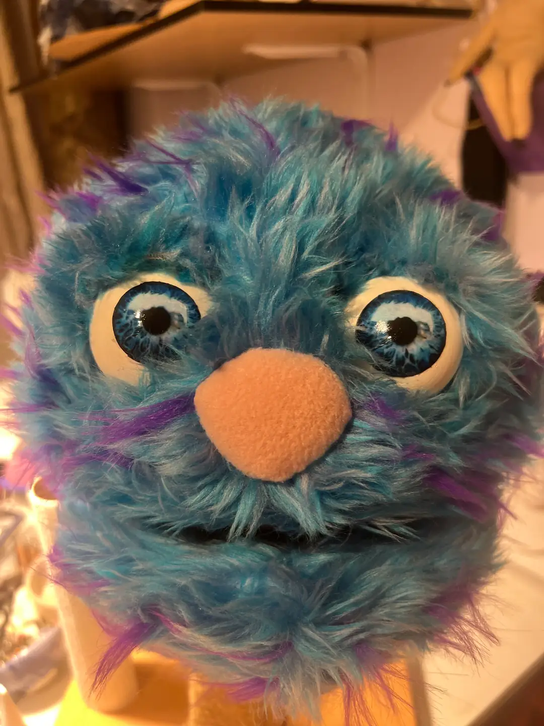 Puppet Thing Custom Puppet Head With Eye Blinking And Mouth Mechanism