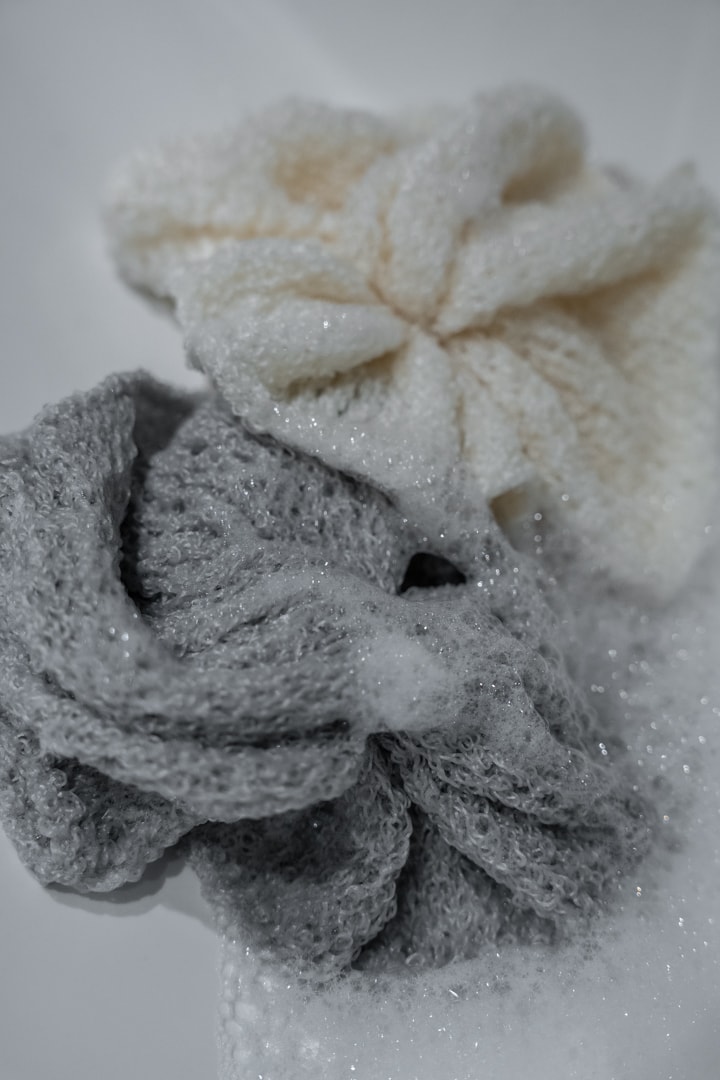EL ÖRGÜSÜ YUMUŞAK BANYO LİFİ KREM ve GRİ RENK SEÇENEĞİ