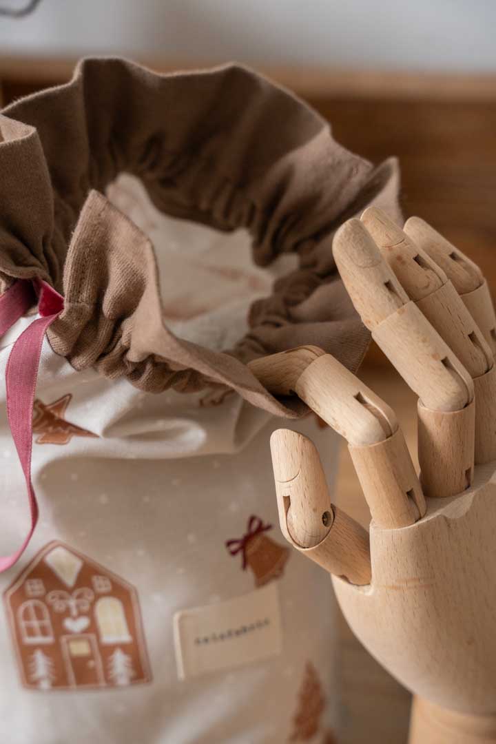 KIŞ MASALI HEDİYE KESESİ %100 PAMUK 