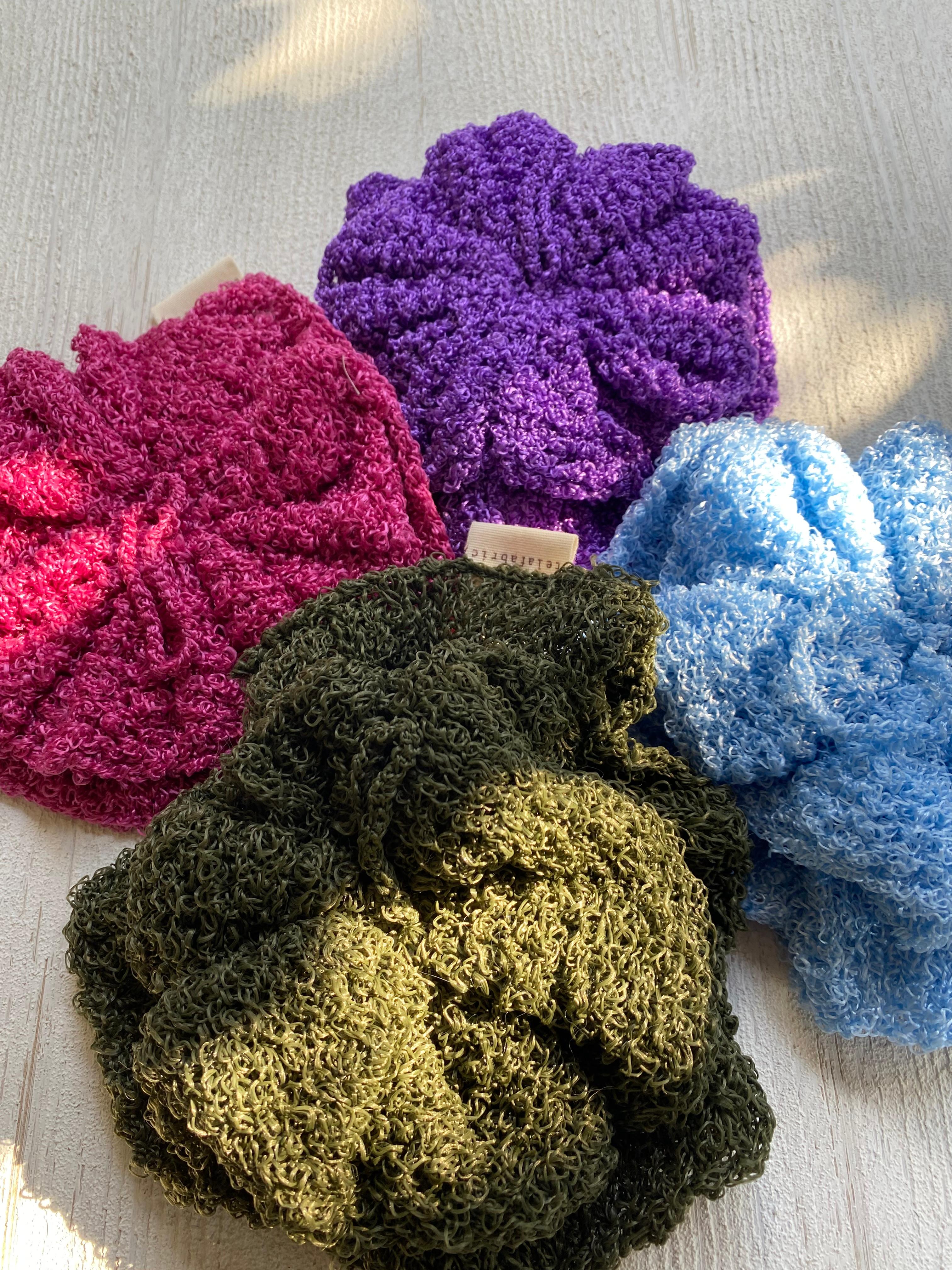 EL ÖRGÜSÜ YUMUŞAK BANYO LİFİ ( RENKLİ )