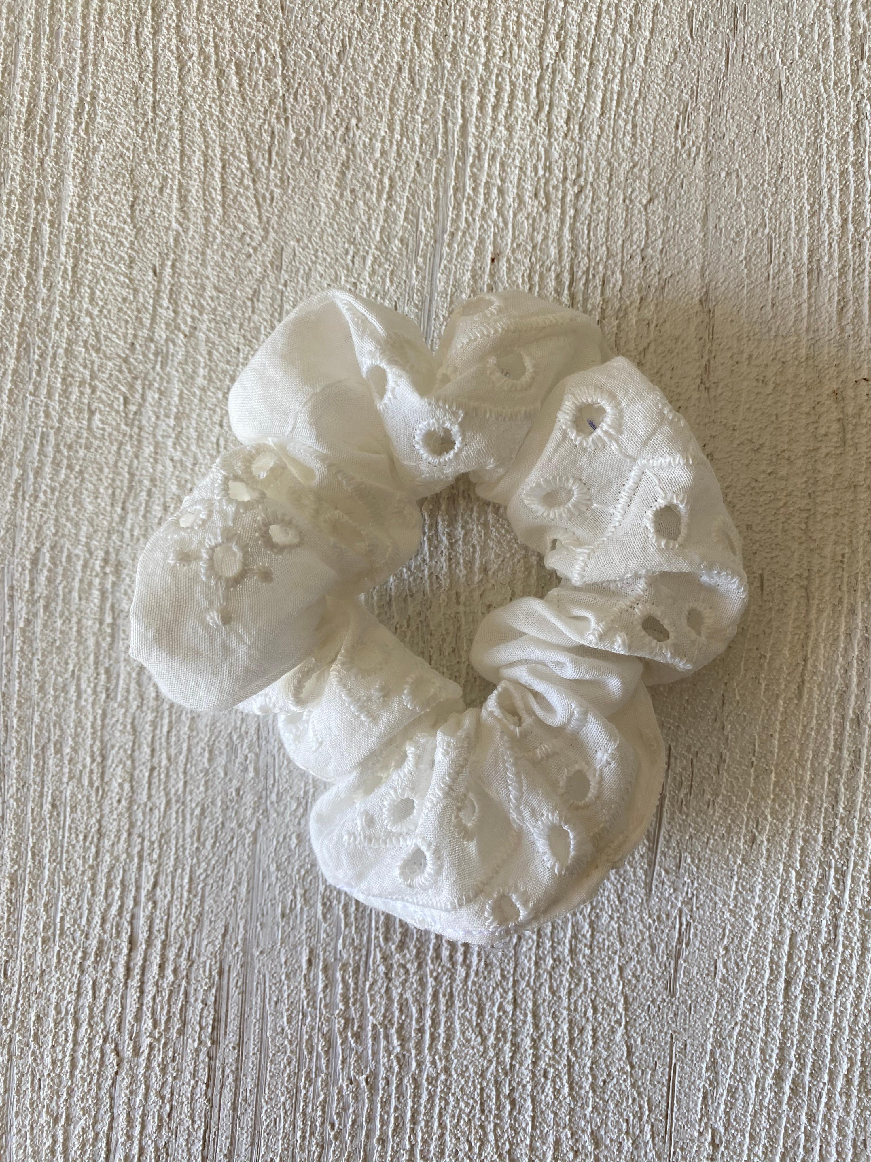 MAVİ BEYAZ 2'Lİ SCRUNCHIE SETİ ( LASTİK TOKA SETİ )