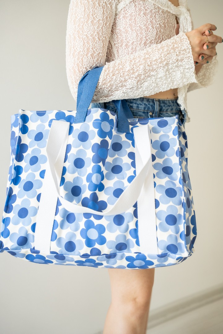 PAPATYALI GABARDİN SHOPPER ÇANTA
