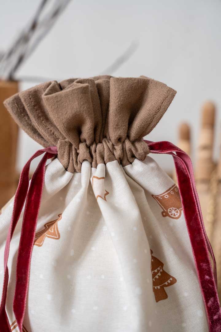 KIŞ MASALI HEDİYE KESESİ %100 PAMUK 