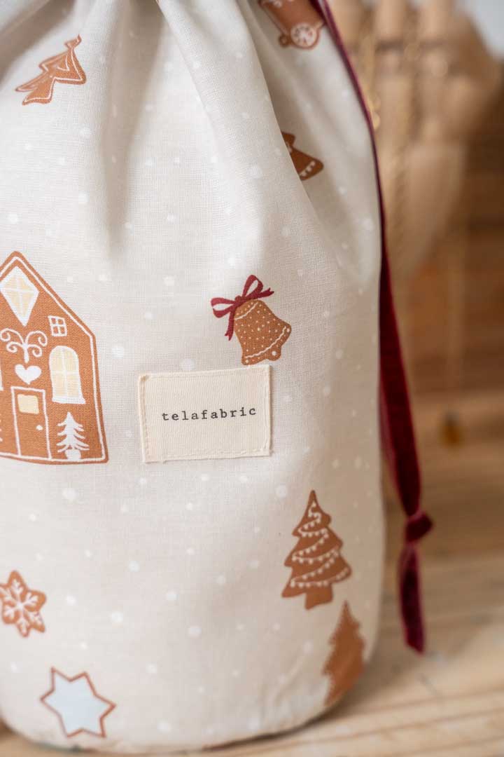 KIŞ MASALI HEDİYE KESESİ %100 PAMUK 