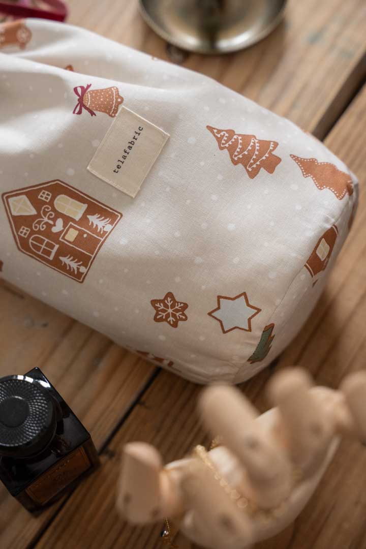 KIŞ MASALI HEDİYE KESESİ %100 PAMUK 