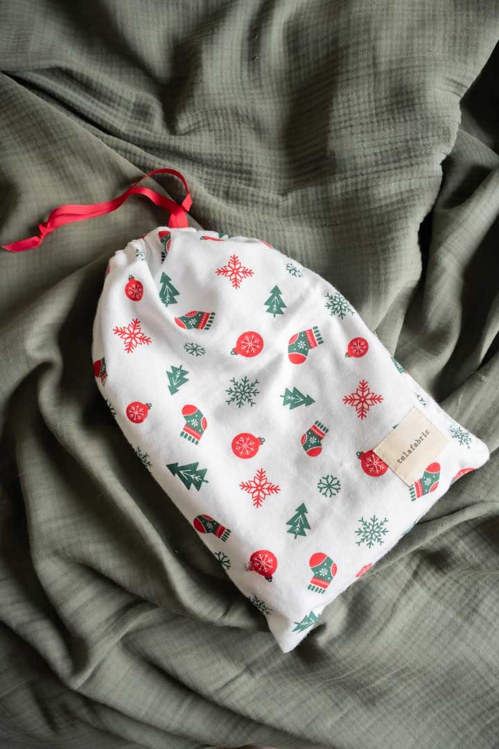 %100 PAMUK YILBAŞI ÖZEL YASTIK KILIFI SETİ PAZEN FLANEL