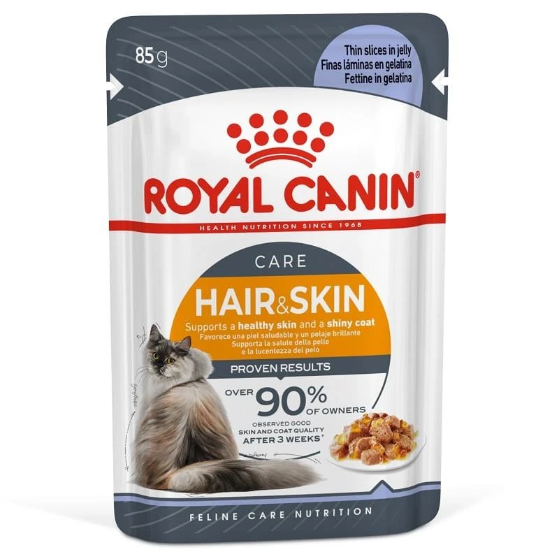 Royal Canin Hair&Skin Jelly Kedi Konservesi 85gr