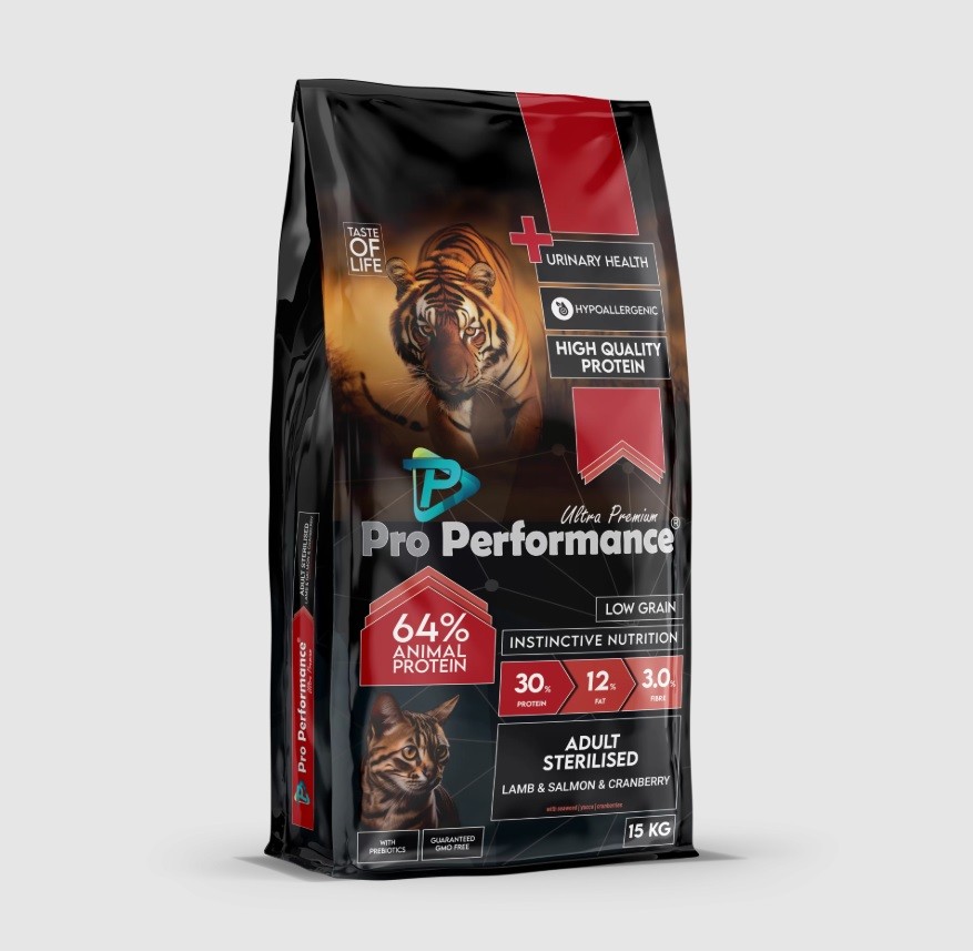 Pro Performance Sterilised Cat Lamb & Cramberry