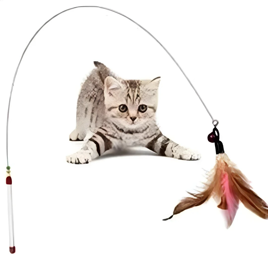 Kedi Oltası Kalın Telli Monofilli - Kedi Oyuncağı