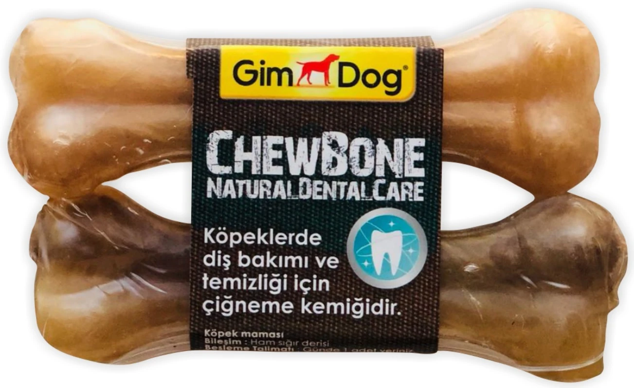GimDog Mordimi Press Kemik 4,5'' - 11cm - 2li Naturel