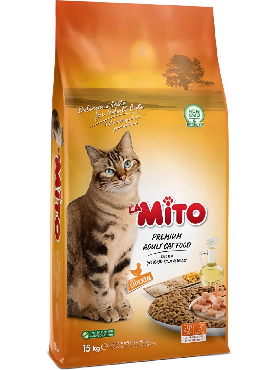 Mito La Mito Yetişkin Tavuklu Kedi Maması 15 kg