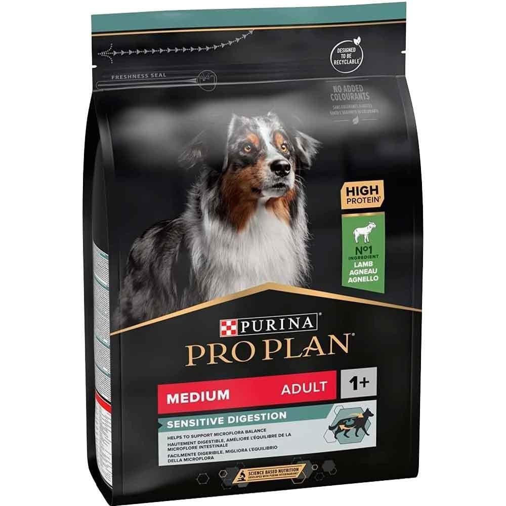 Pro Plan Sensitive Digestion Medium Orta Irk Yetişkin Köpek İçin, Kuzulu