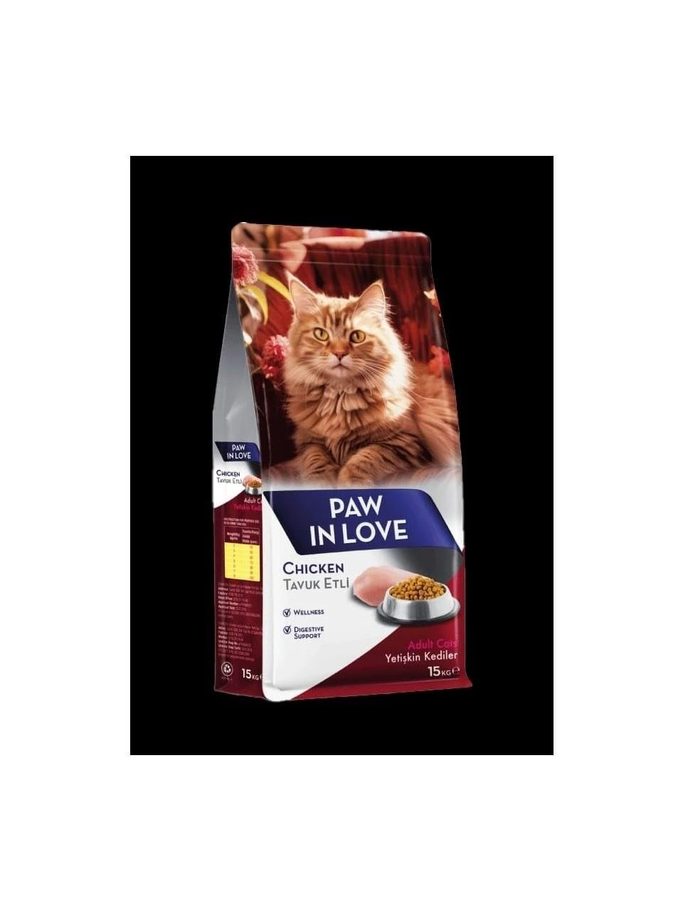 Paw in Love Tavuk Etli Yetişkin Kedi Maması 15 kg