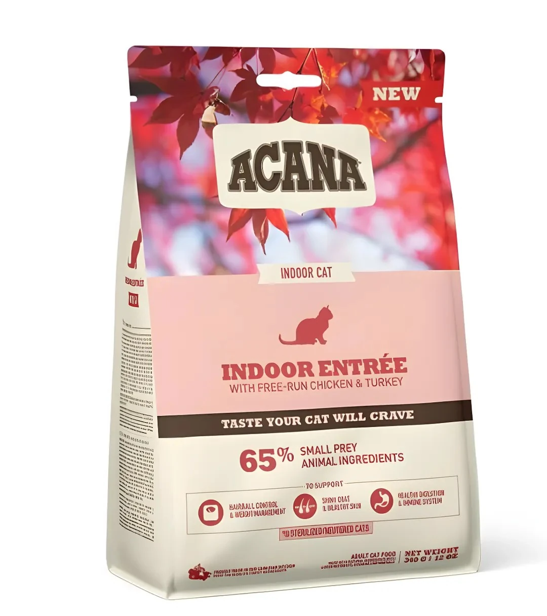 Acana Indoor Entree Hairball Control Tavuklu ve Hindili Kısırlaştırılmış Kedi Maması 340gr
