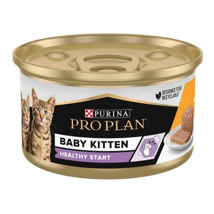 Pro Plan Baby Kitten Tavuk Etli Yavru Konserve Kedi Maması 85g