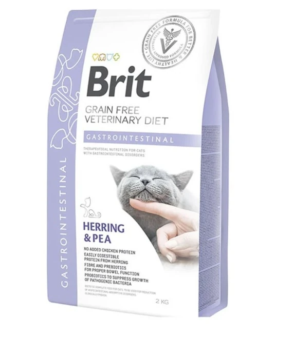 Brit Veterinary Diet Gastrointestinal Sindirim Sistemi Destekleyici Tahılsız Kedi Maması 2 kg