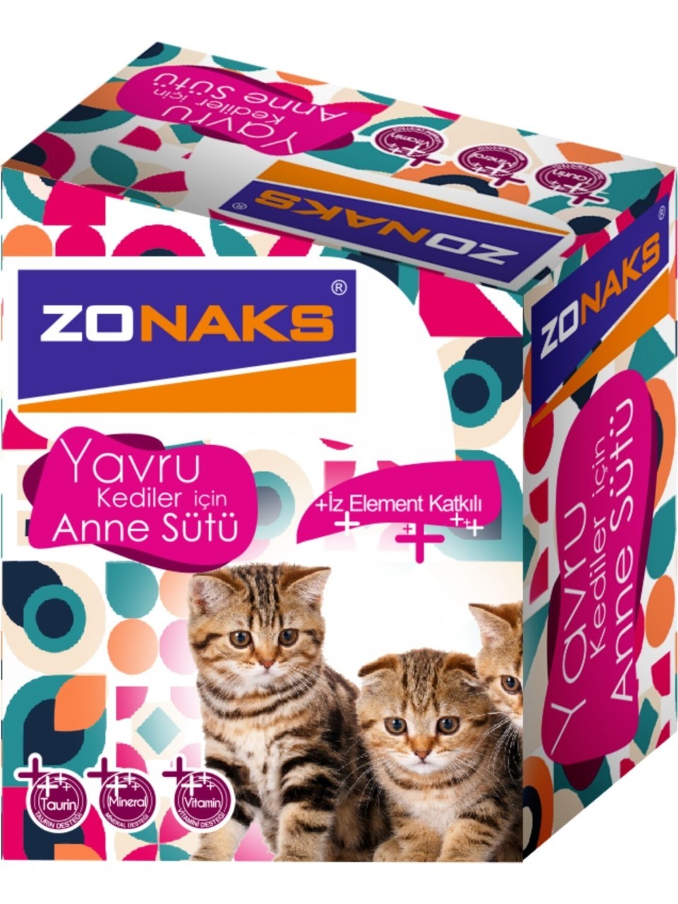 Zonaks Yavru Kediler İçin Anne Sütü