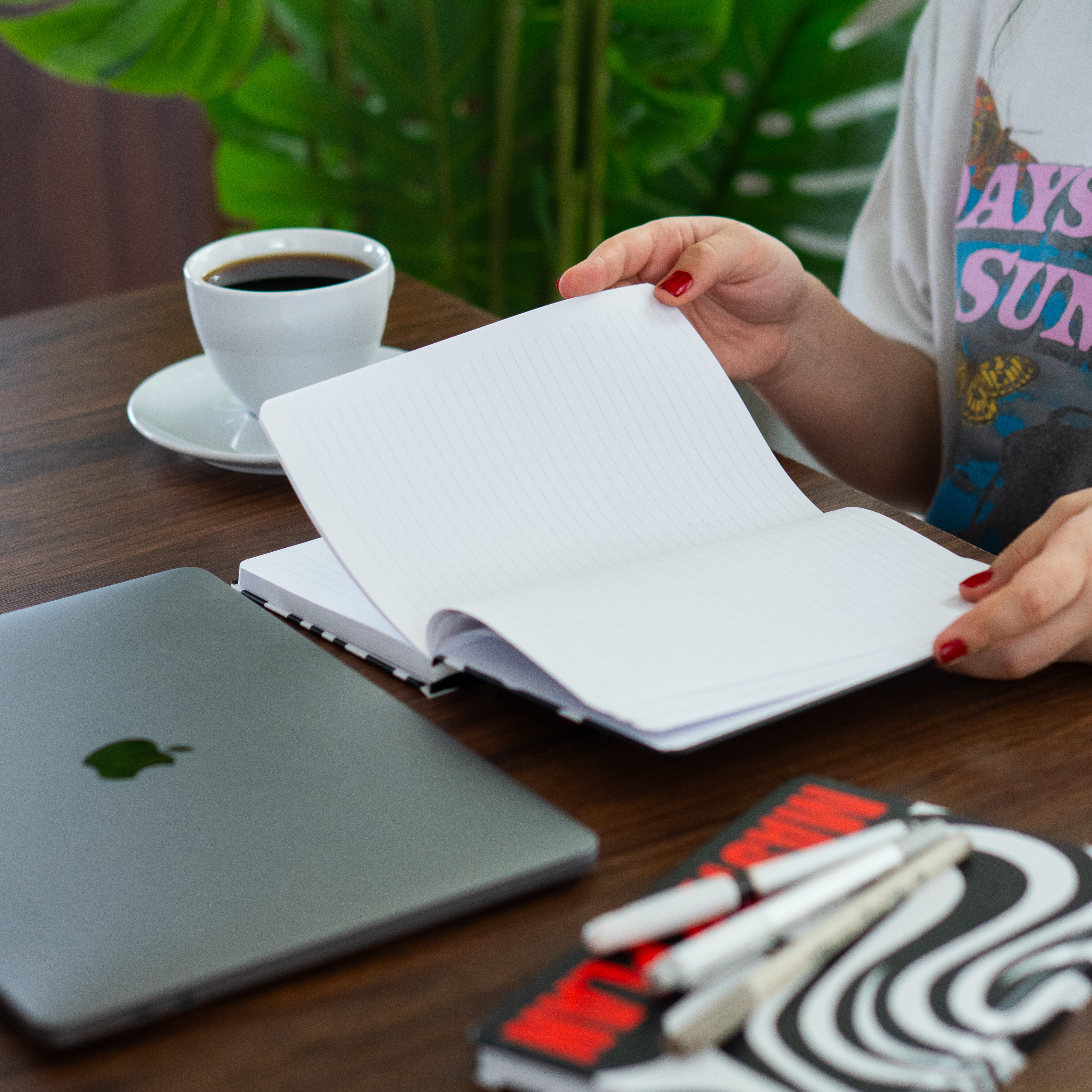 Sert Kapak A5 Çizgili Defter 14x21 cm 192 Sayfa - Words Collection Master Plan