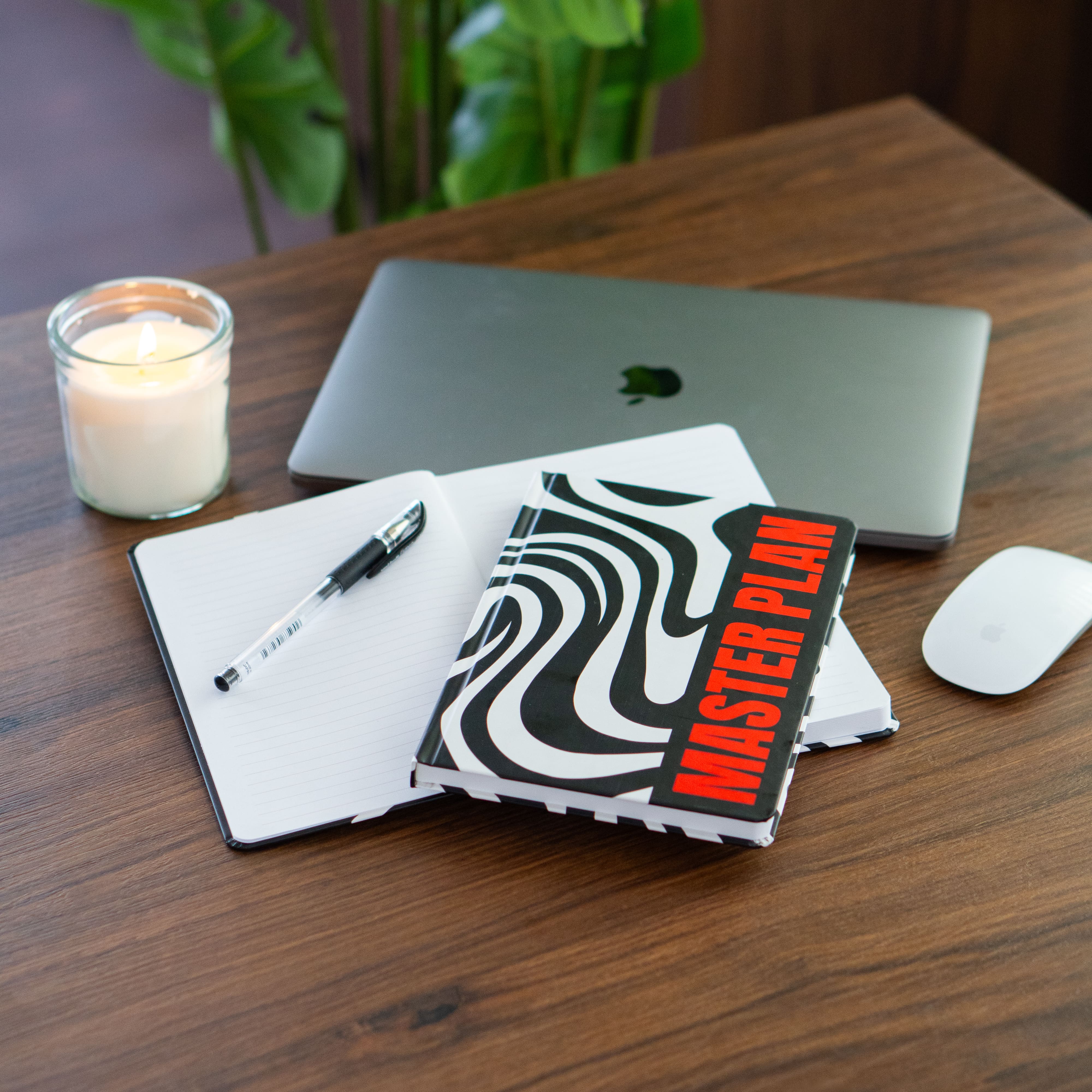 Sert Kapak A5 Çizgili Defter 14x21 cm 192 Sayfa - Words Collection Master Plan