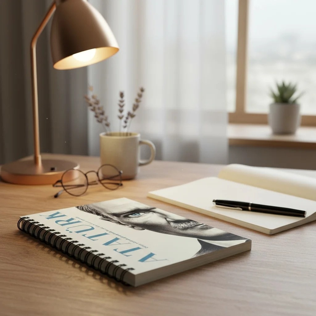 Atatürk Özel Seri Collection Sert Kapak A5 Defter - Çizgisiz 160 Sayfa 