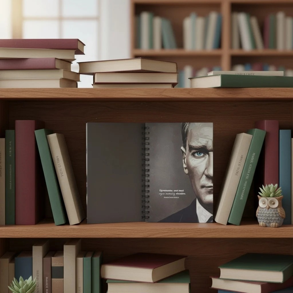 Atatürk Özel Seri Collection Sert Kapak A5 Defter - Çizgili 160 Sayfa  - ATATÜRK-04