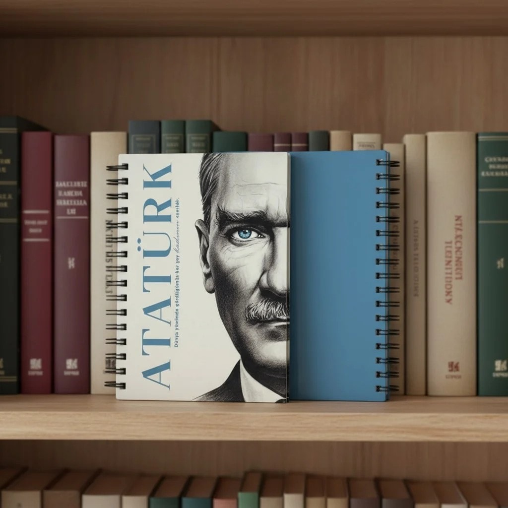 Atatürk Özel Seri Collection Sert Kapak A5 Defter - Çizgisiz 160 Sayfa 