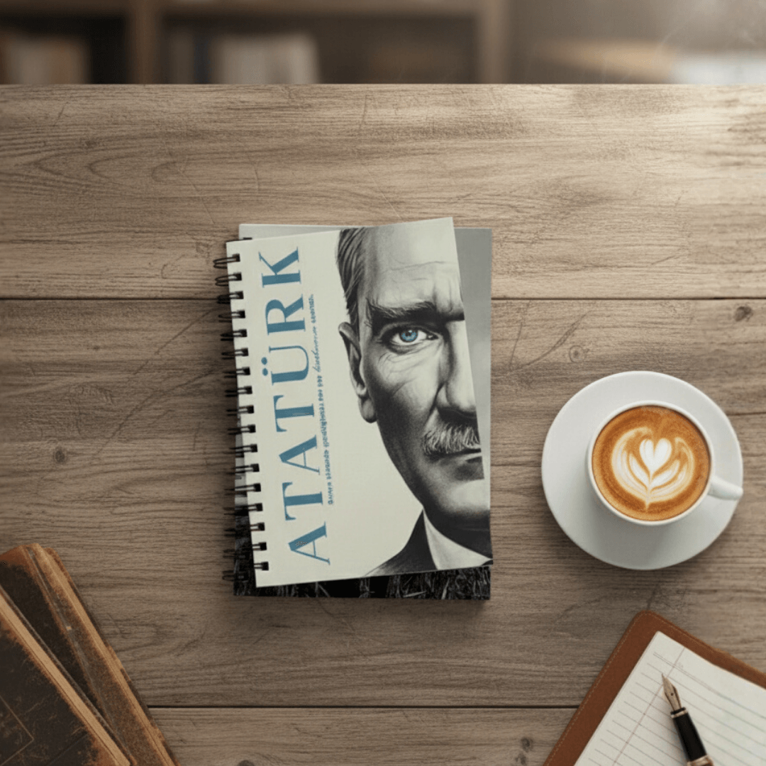Atatürk Özel Seri Collection Sert Kapak A5 Defter - Çizgisiz 160 Sayfa 