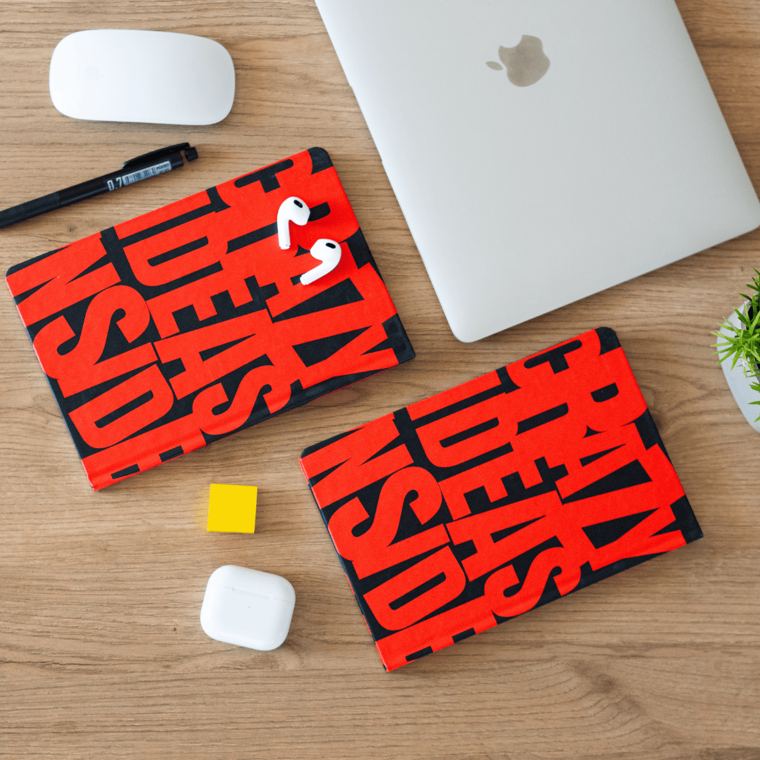 Sert Kapak A5 Çizgili Defter 14x21 cm 192 Sayfa Not Defteri - Words Collection Okul Defteri