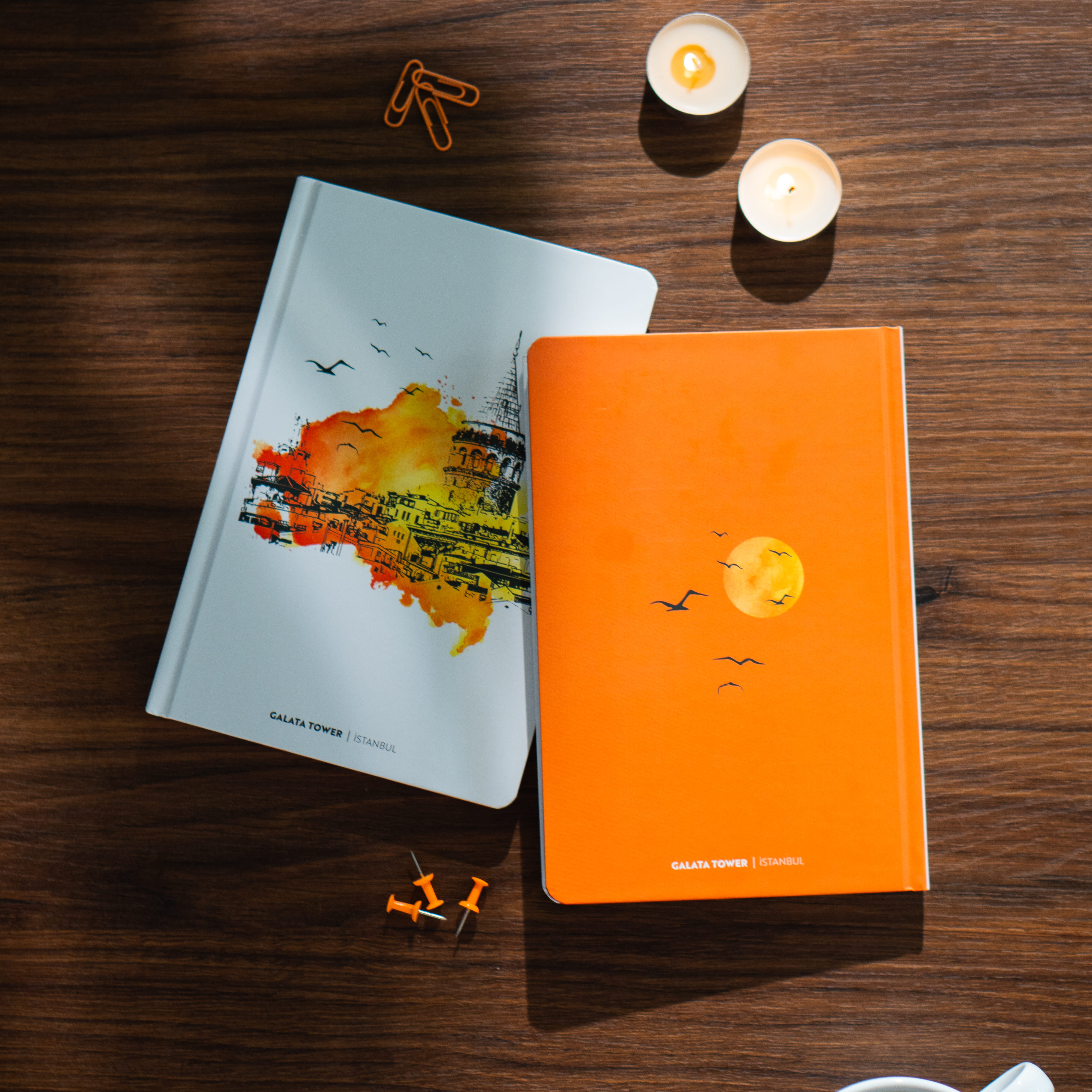 İstanbul Collection Manzaralı- Sert Kapak Noktalı Defter 14x21 cm