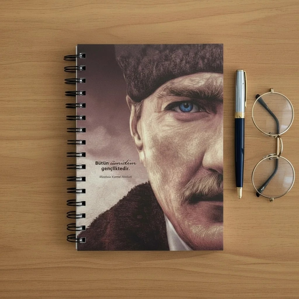 Atatürk Özel Seri Collection Sert Kapak A5 Defter - Çizgisiz 160 Sayfa  - ATATÜRK-02