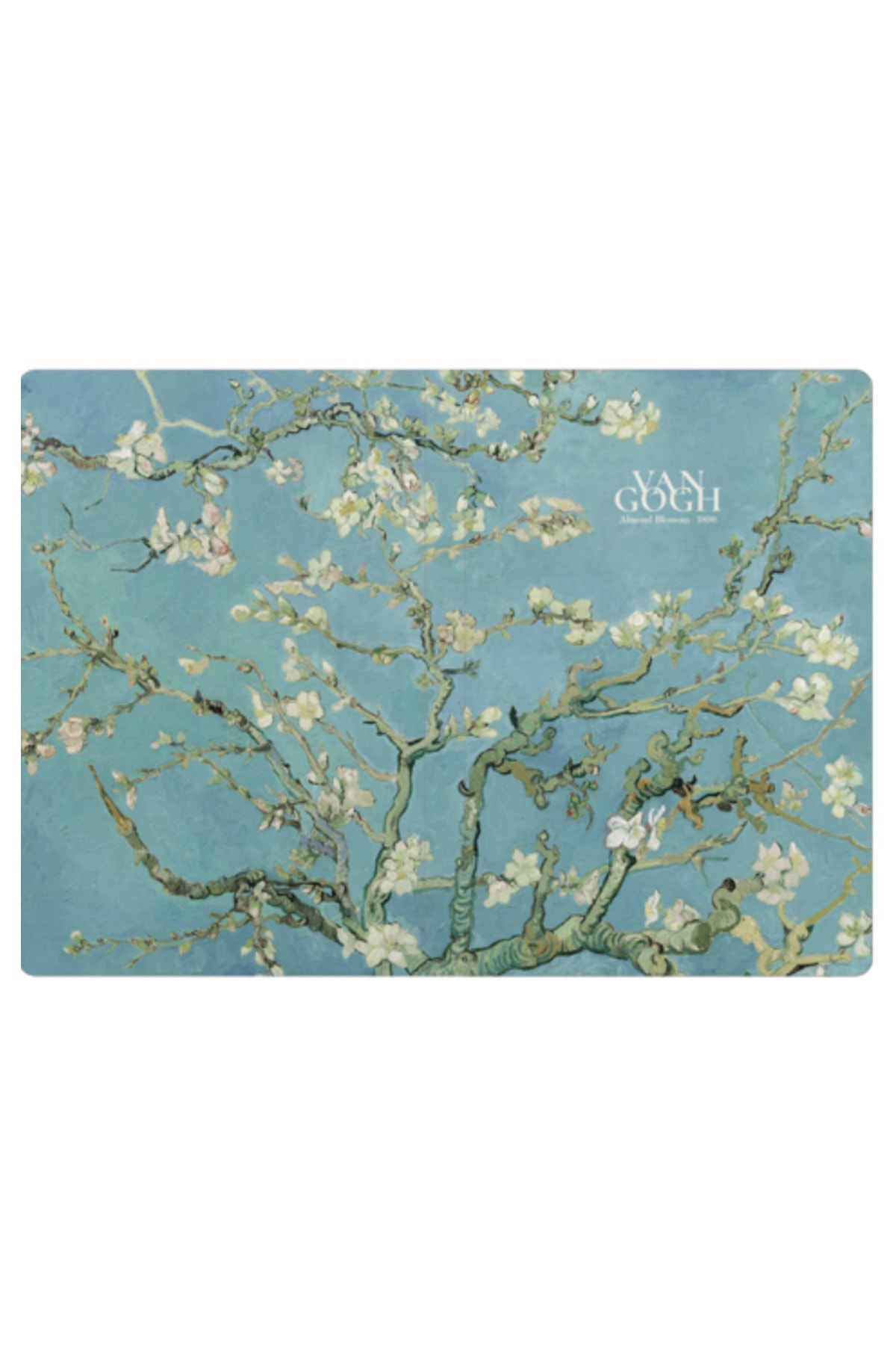 Art Collection Van Gogh Almond Blossom Not Defteri - Sert Kapak A5 Noktalı Defter 14x21 cm