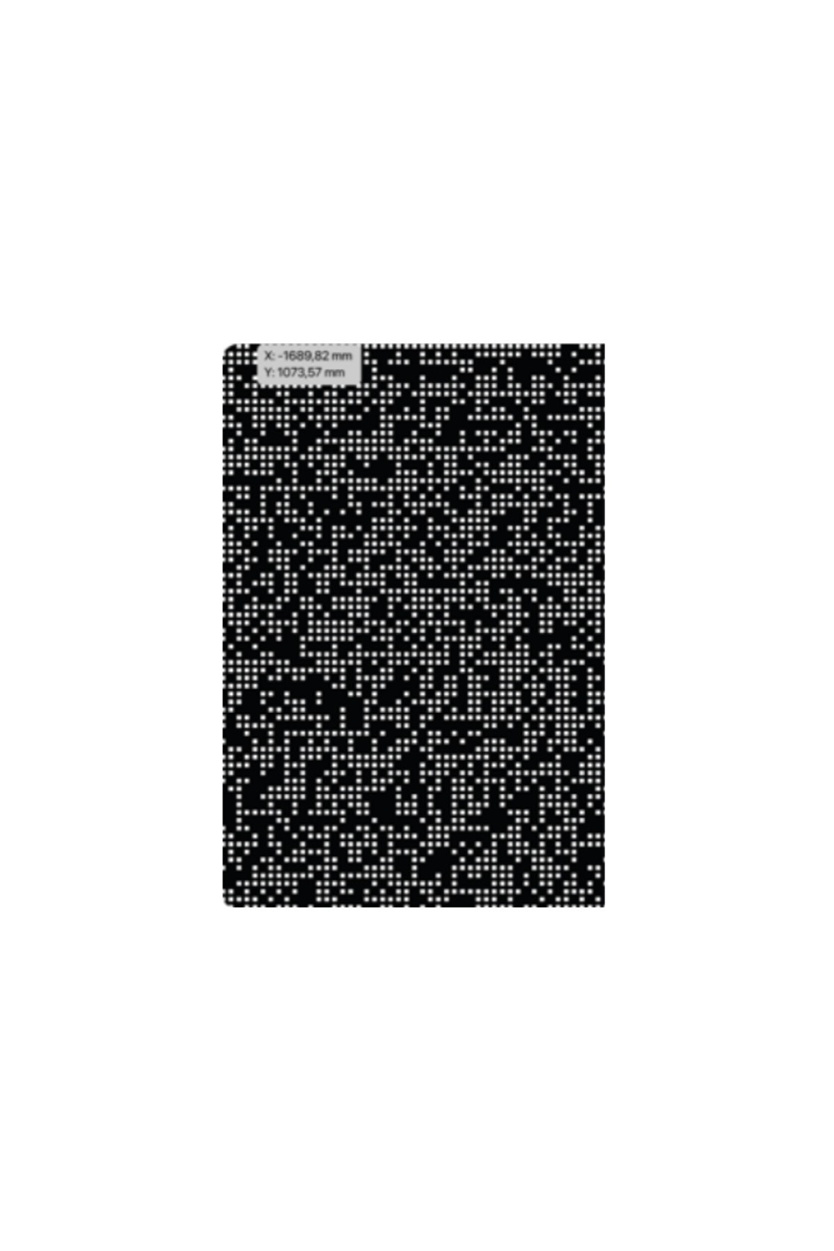 Sert Kapak A5 Çizgili Defter 14x21 cm 192 Sayfa - Words Collection Pixel Crazy Not Defteri