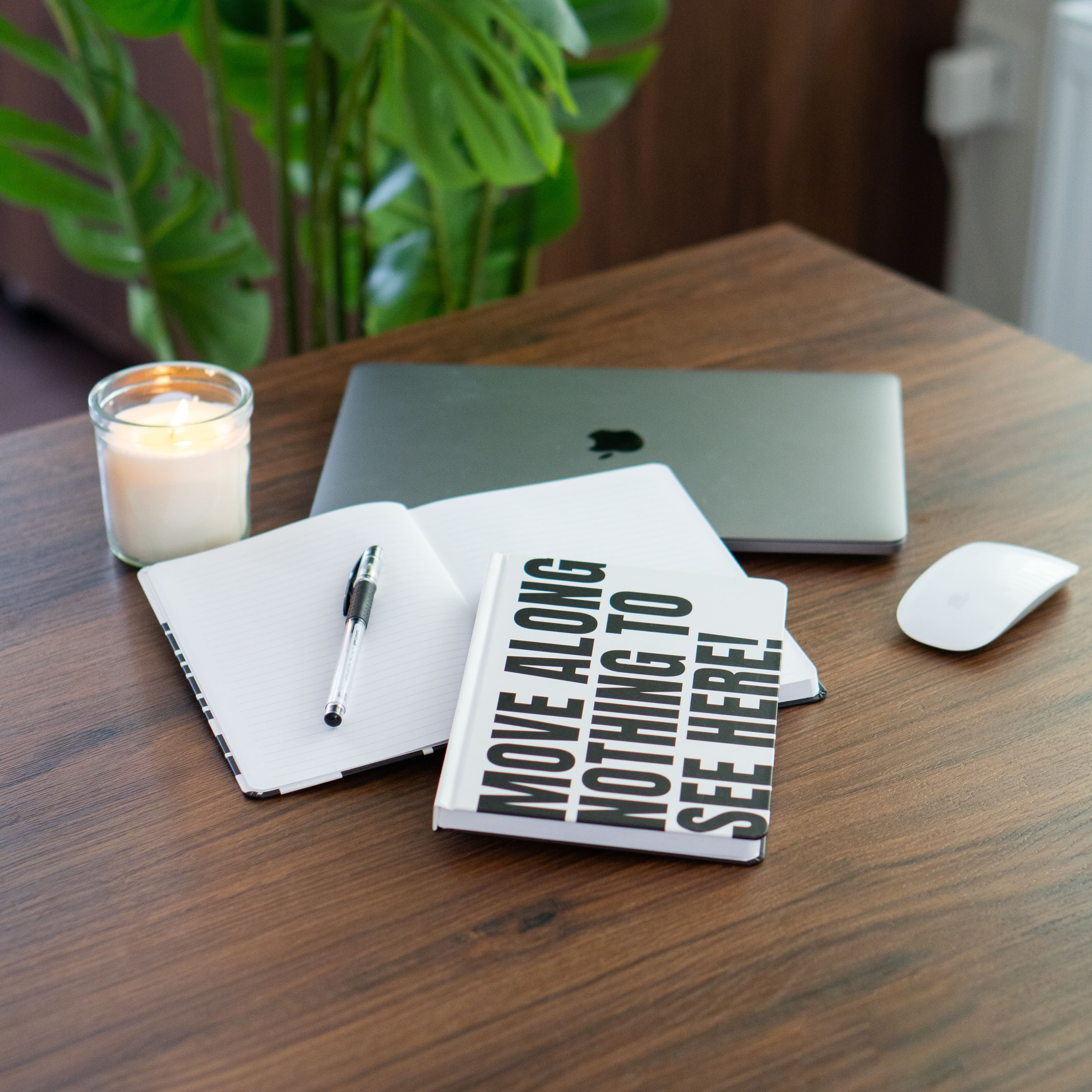 Sert Kapak A5 Çizgili Defter 14x21 cm Not Defteri - Words Collection Move Along