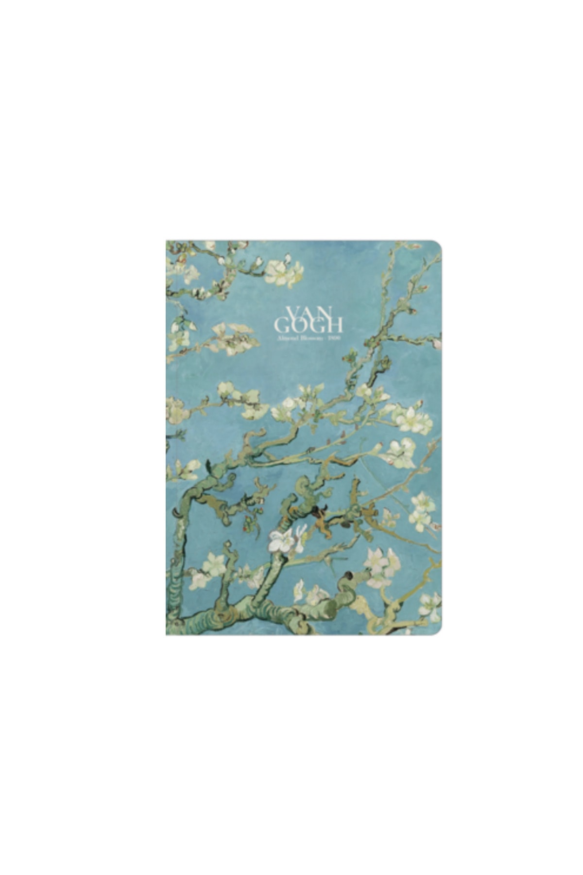 Art Collection Van Gogh Almond Blossom Not Defteri - Sert Kapak A5 Noktalı Defter 14x21 cm