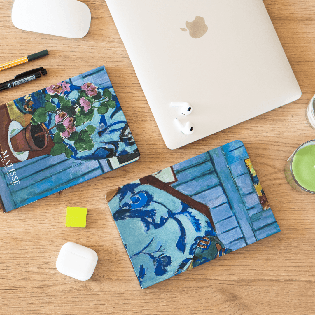 Art Collection Matisse Geraniums - Sert Kapak A5 Noktalı Defter 14x21 cm Okul Defteri