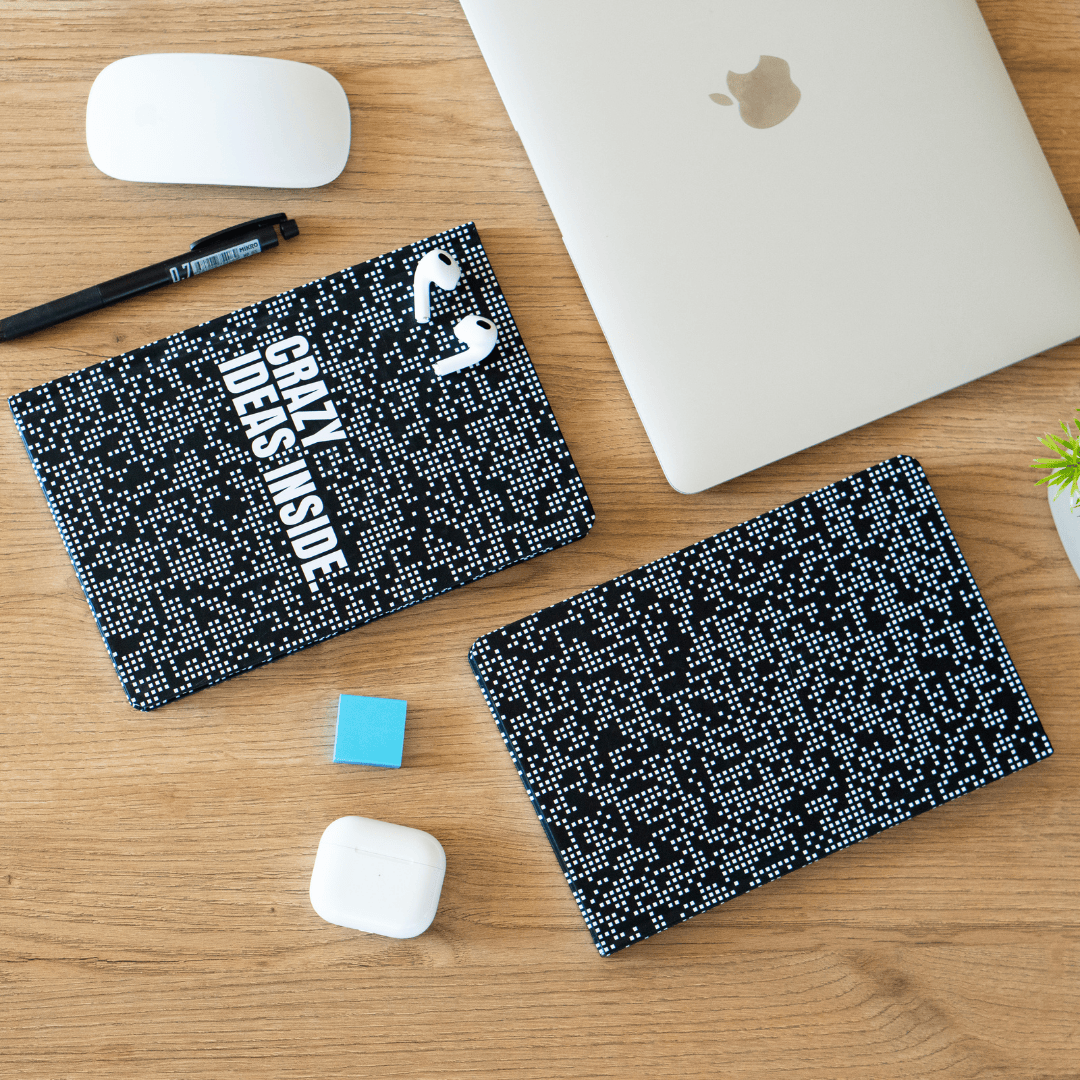 Sert Kapak A5 Çizgili Defter 14x21 cm 192 Sayfa - Words Collection Pixel Crazy Not Defteri