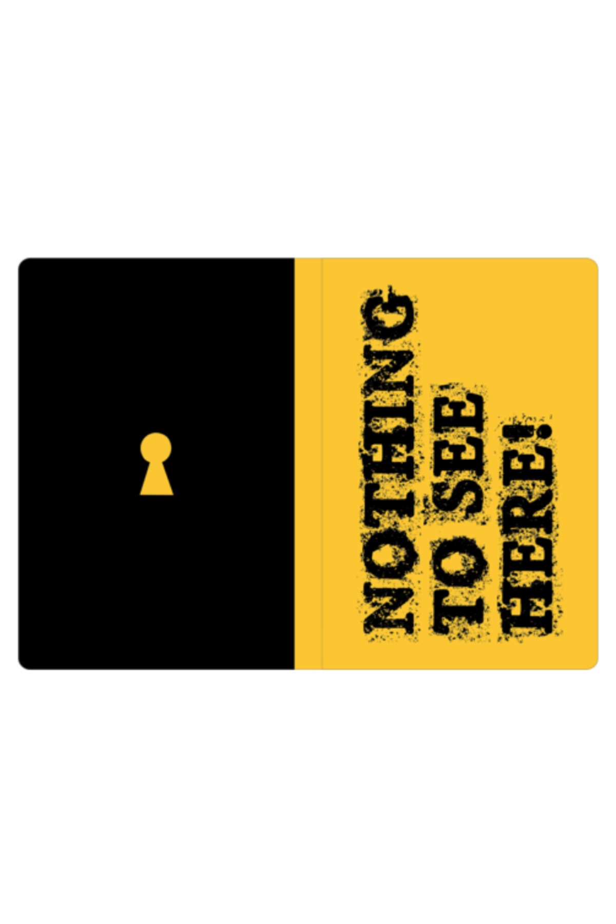 Sert Kapak A5 Çizgili Defter 14x21 cm 192 Sayfa - Words Collection Nothing To See Here Not Defteri