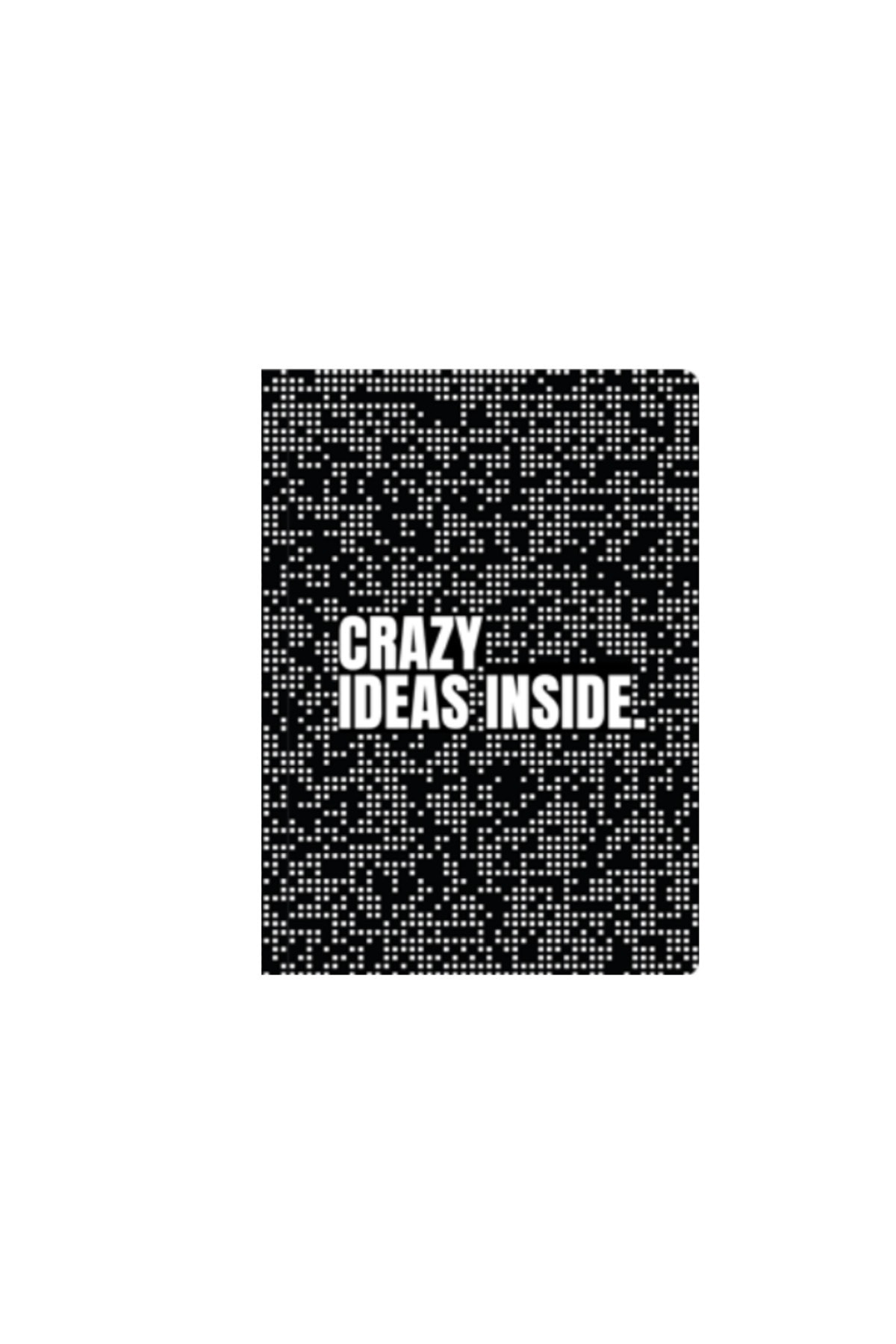 Sert Kapak A5 Çizgili Defter 14x21 cm 192 Sayfa - Words Collection Pixel Crazy Not Defteri