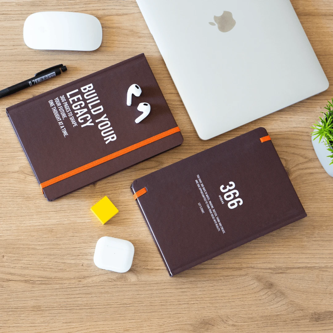 366. Gün Collection – Sert Kapak A5 Ajanda 14x21 cm Çizgili Defter Premium