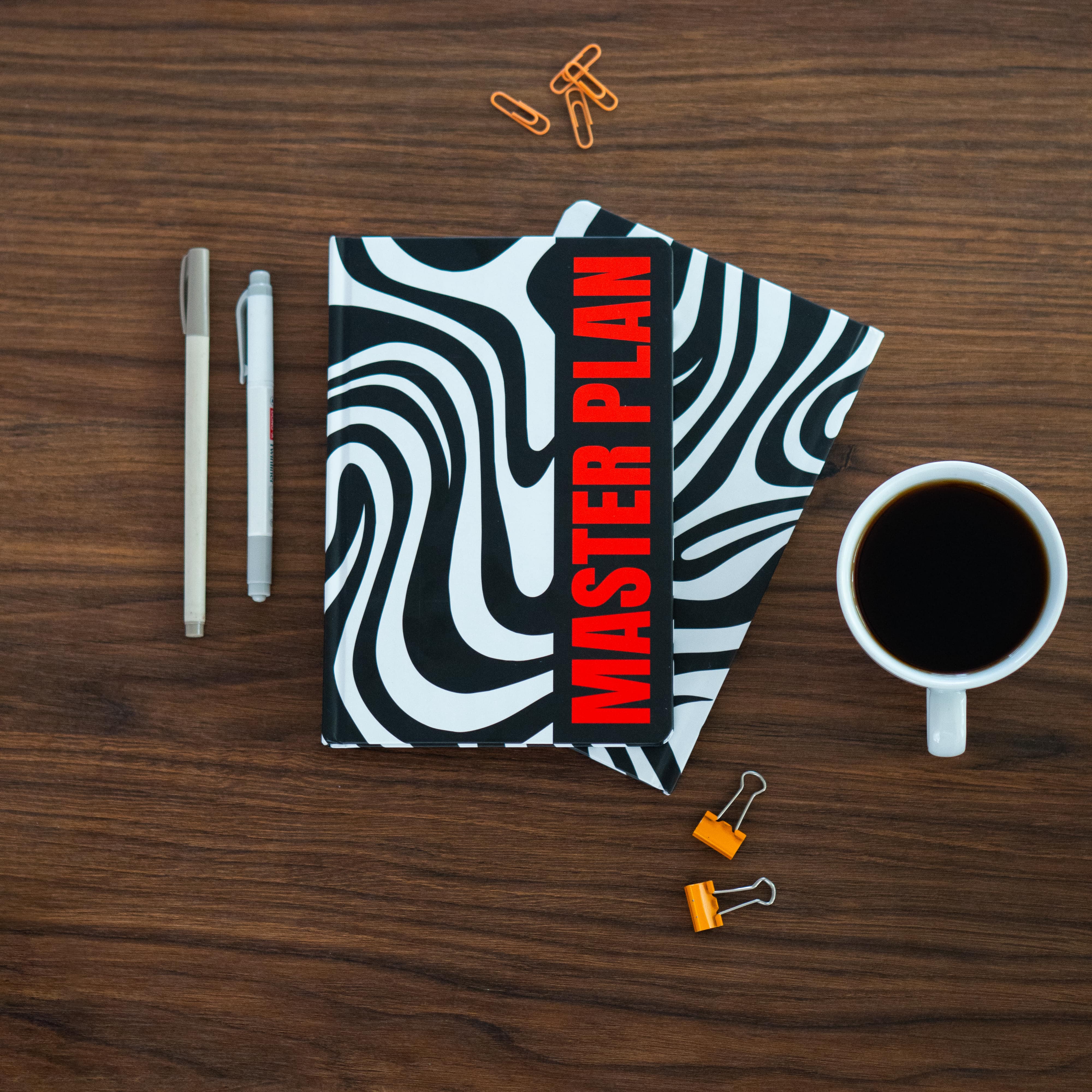 Sert Kapak A5 Çizgili Defter 14x21 cm 192 Sayfa - Words Collection Master Plan